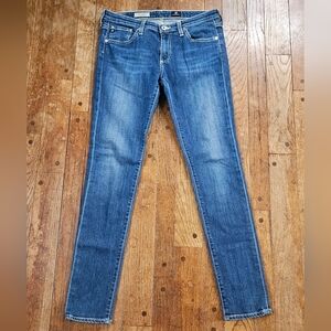 AG Adriano Goldschmied Jeans Womens 29R Blue The Legging Ankle Skinny Stretch
